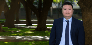 Nhu-Thinh posing for his banner photo at Ryan Law Firm 2025