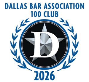Dallas Bar Association 100 Club - 2026 - Ryan Law